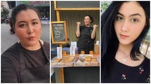 Talitha curtis artis sinetron kini jualan risol dipinggir jalan