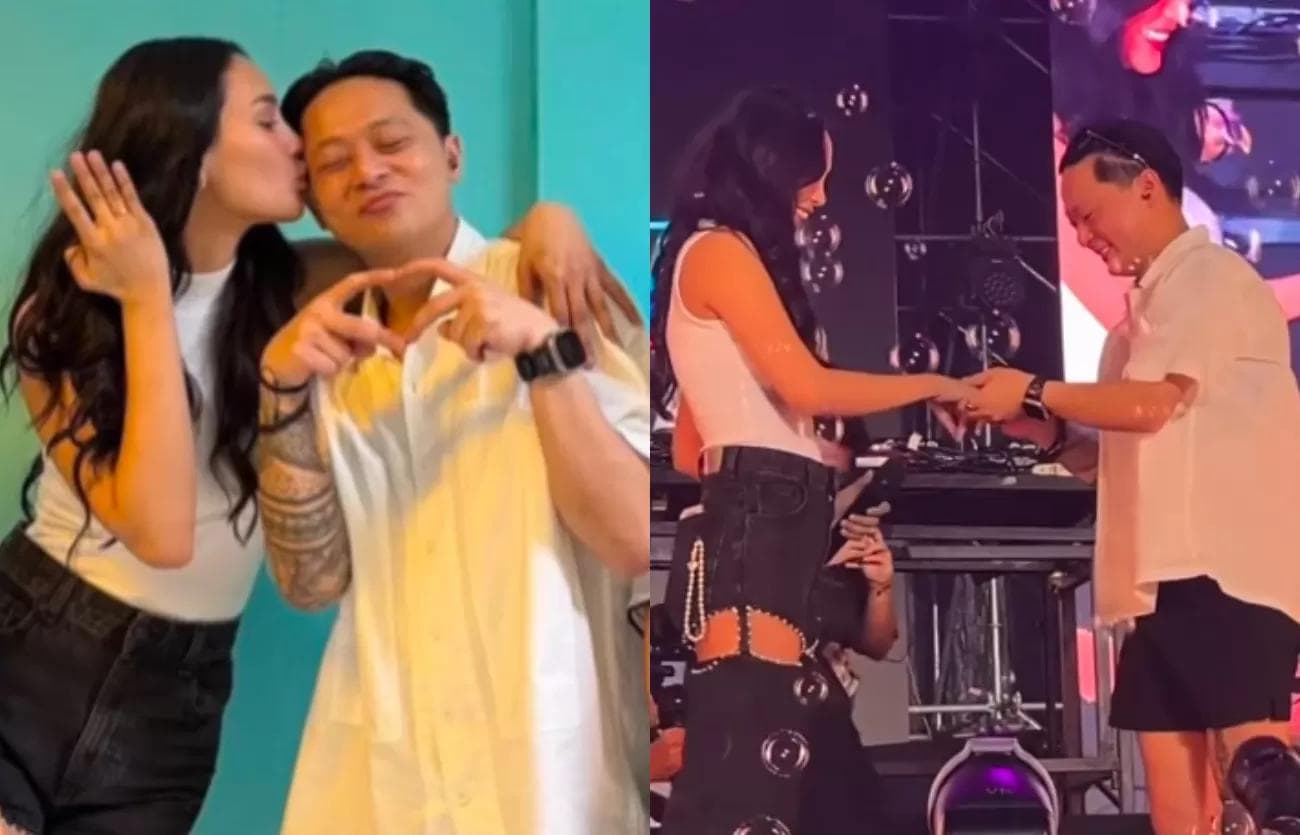 DJ Bravy Lamar Erika Carlina di Atas Panggung, Sekaligus Janji Jadi Ayah untuk Andrew