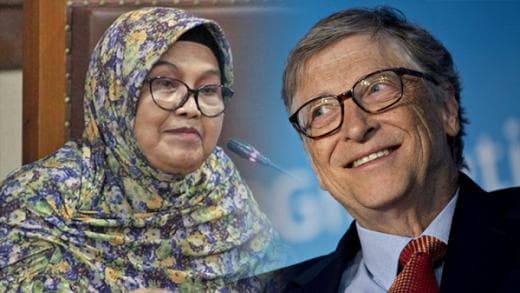 siti fadilah ungkap uji coba vaksin bill gates
