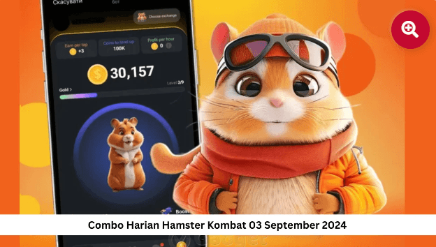Dapatkan 5 Juta Koin Gratis!!,Sandi Harian Hamster Kombat 3 September 2024