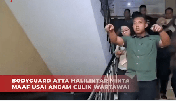Bodyguard Atta Halilintar Minta Maaf Setelah Teriak Ancam Culik Wartawan,